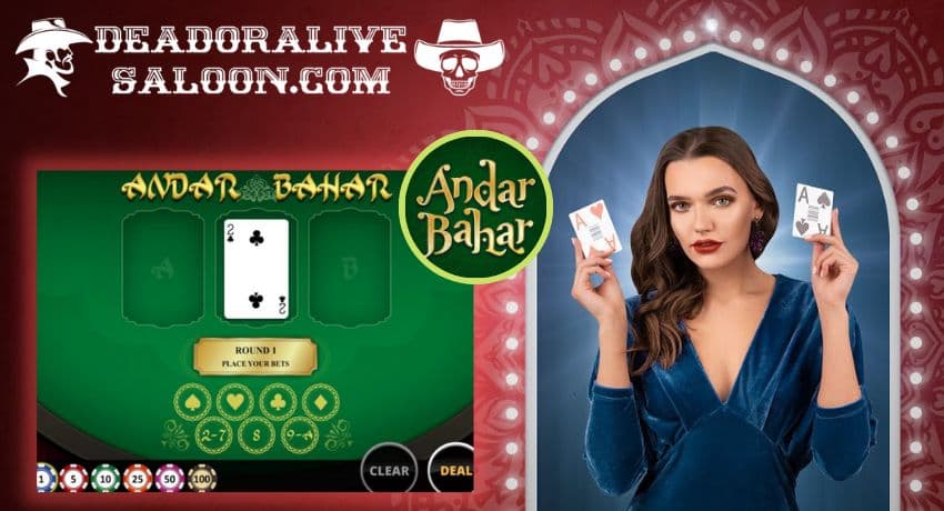 Step into the world of Andar Bahar and win big on Deadoralivesaloon.com pictured.