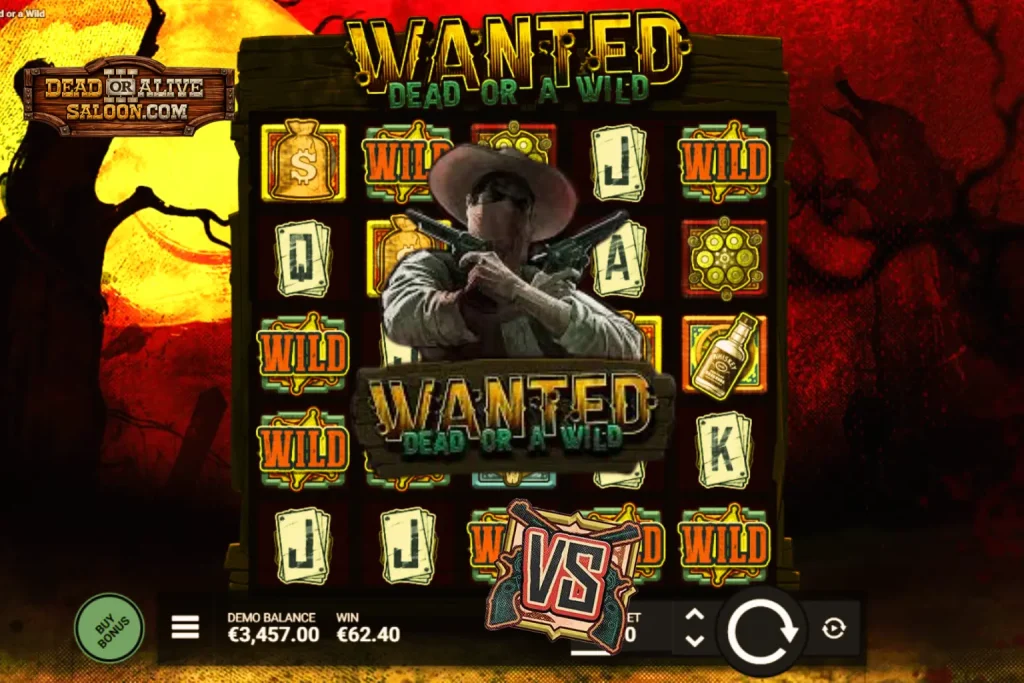 Wanted Dead or a Wild slot by Hacksaw Gaming