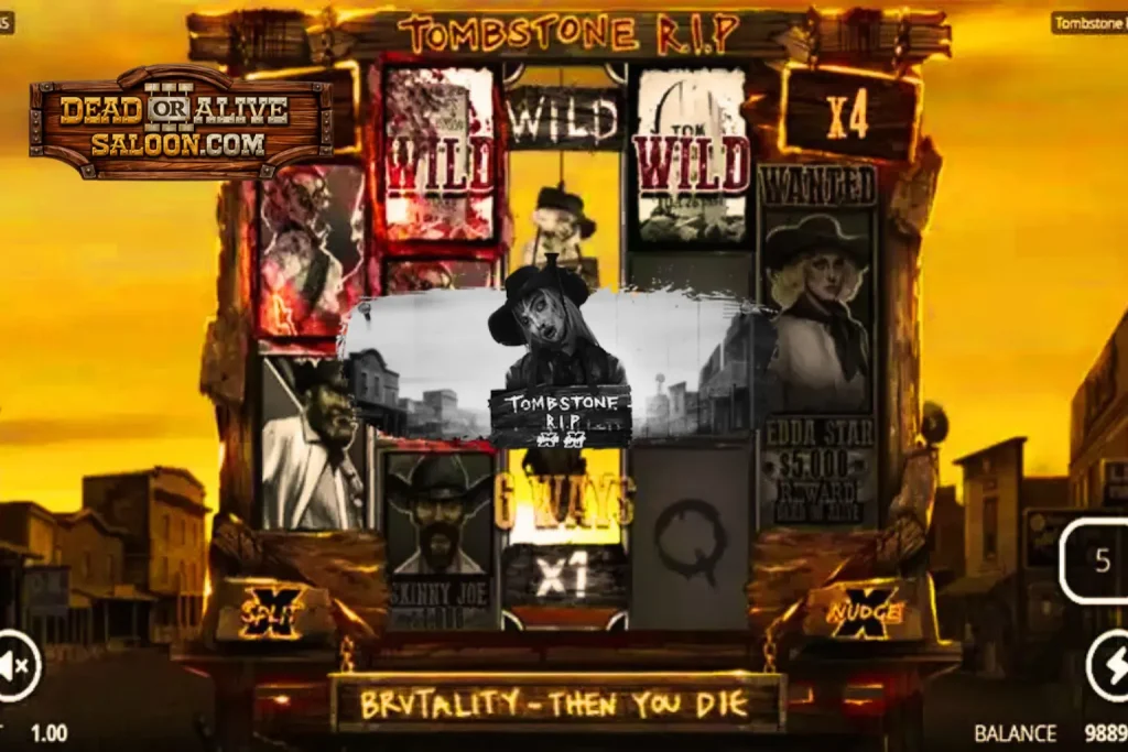 Tombstone RIP slot by Nolimit City